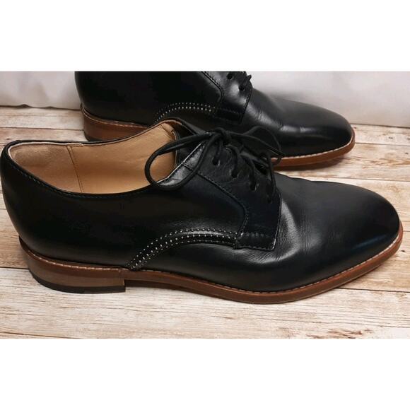 Clarks Ellis Scarlett Black Derbys Women's Size 7.5 Used - Picture 10 of 12
